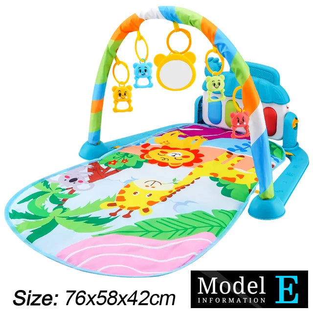 Tapis d’Éveil Musical Bébé – Piano Interactif & Activités 0-36 Mois