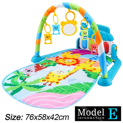 Tapis d’Éveil Musical Bébé – Piano Interactif & Activités 0-36 Mois