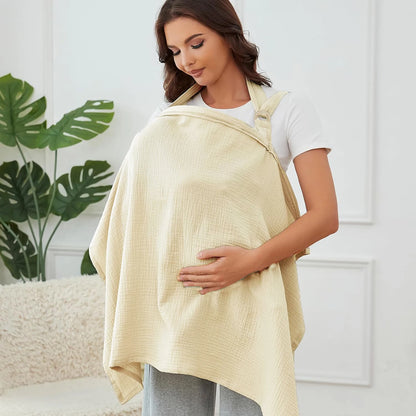 Cape d’Allaitement Respirante – Discrète & Confortable pour Maman