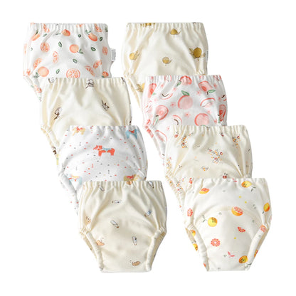 Culottes d’Apprentissage Lavables Bébé – Pack 6 ou 8 Pièces Réutilisables