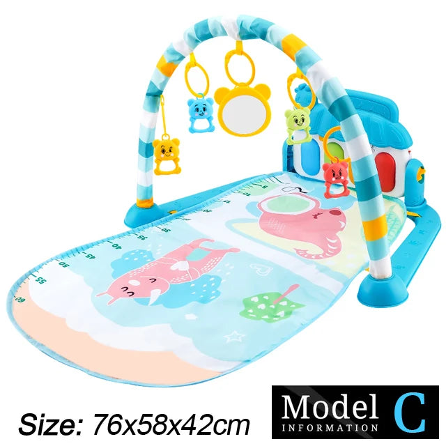 Tapis d’Éveil Musical Bébé – Piano Interactif & Activités 0-36 Mois