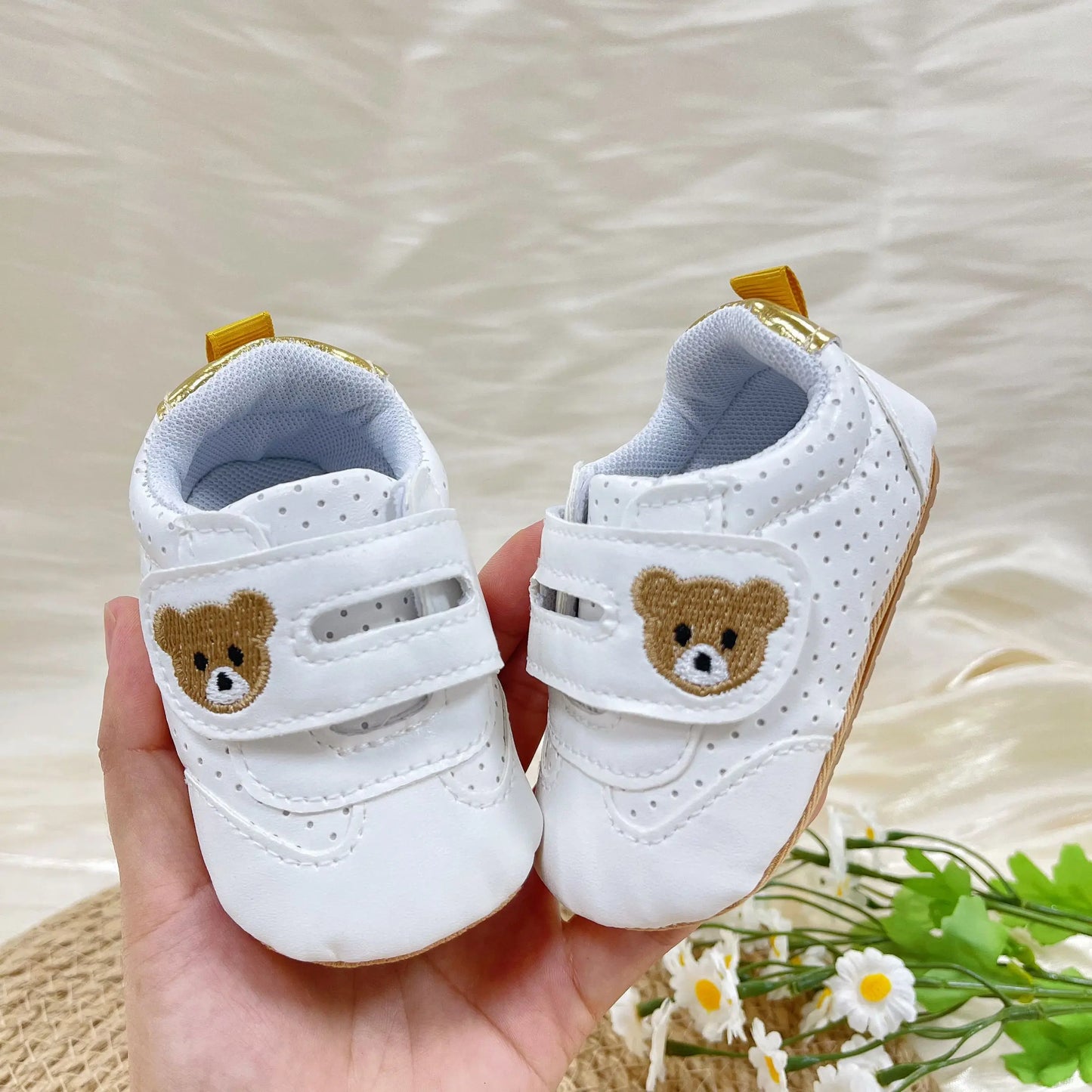 Chaussures Bébé Panda – Premiers Pas Doux & Antidérapants 0-18 Mois
