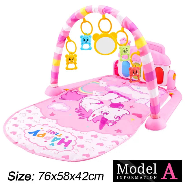 Tapis d’Éveil Musical Bébé – Piano Interactif & Activités 0-36 Mois
