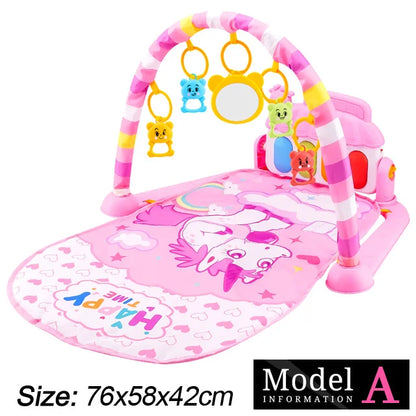 Tapis d’Éveil Musical Bébé – Piano Interactif & Activités 0-36 Mois