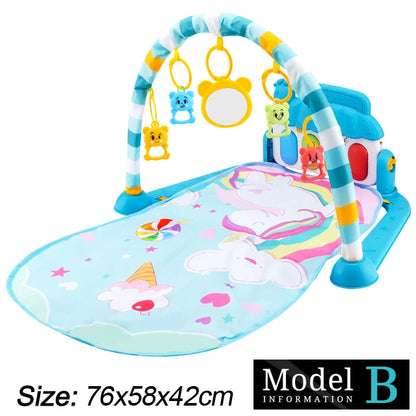 Tapis d’Éveil Musical Bébé – Piano Interactif & Activités 0-36 Mois