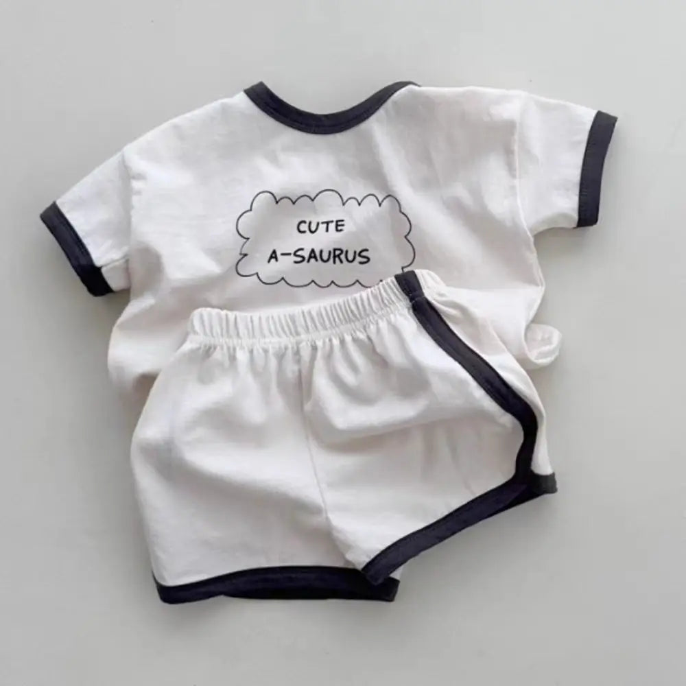 Ensemble T-shirt & Short Bébé – Tenue Été Légère & Colorful