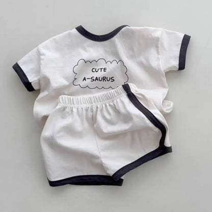 Ensemble T-shirt & Short Bébé – Tenue Été Légère & Colorful