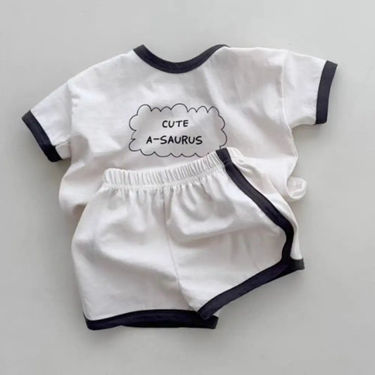 Ensemble T-shirt & Short Bébé – Tenue Été Légère & Colorful