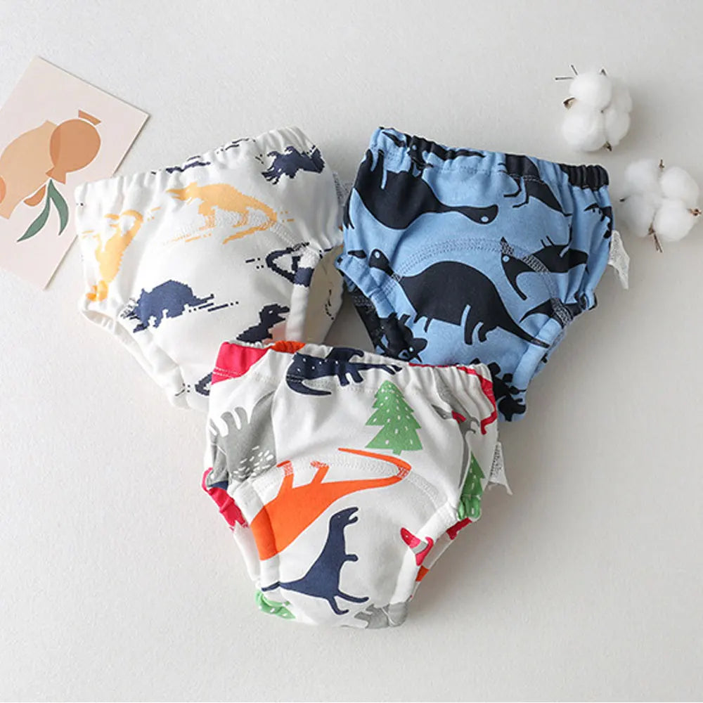 Culottes d’Apprentissage Lavables Bébé – Pack 6 ou 8 Pièces Réutilisables