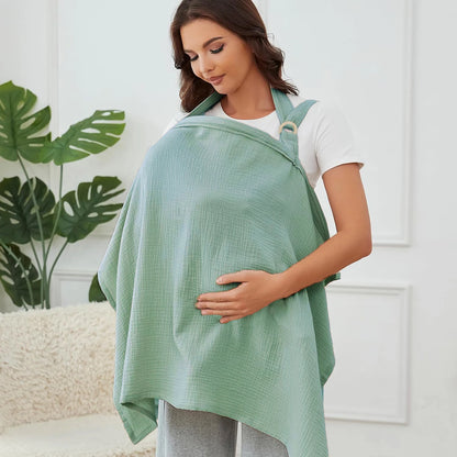 Cape d’Allaitement Respirante – Discrète & Confortable pour Maman
