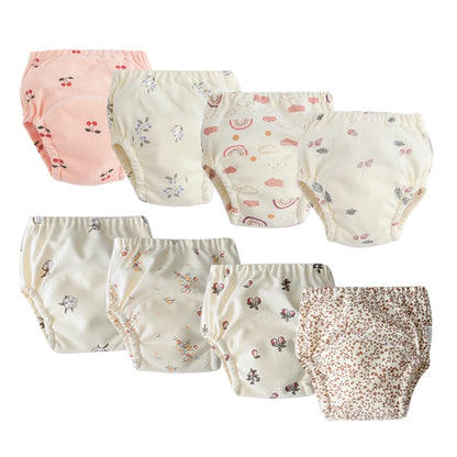 Culottes d’Apprentissage Lavables Bébé – Pack 6 ou 8 Pièces Réutilisables