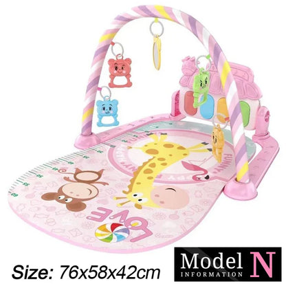 Tapis d’Éveil Musical Bébé – Piano Interactif & Activités 0-36 Mois