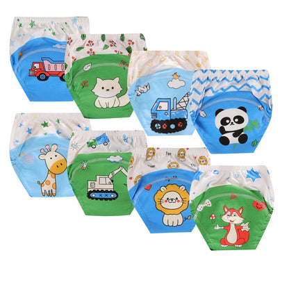 Culottes d’Apprentissage Lavables Bébé – Pack 6 ou 8 Pièces Réutilisables