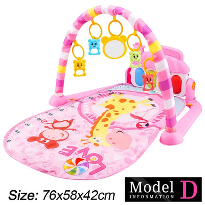 Tapis d’Éveil Musical Bébé – Piano Interactif & Activités 0-36 Mois
