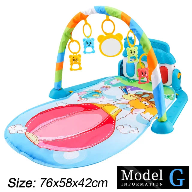 Tapis d’Éveil Musical Bébé – Piano Interactif & Activités 0-36 Mois