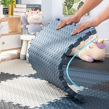 Tapis de Jeu EVA Puzzle – Mousse Douce & Antidérapante pour Bébé