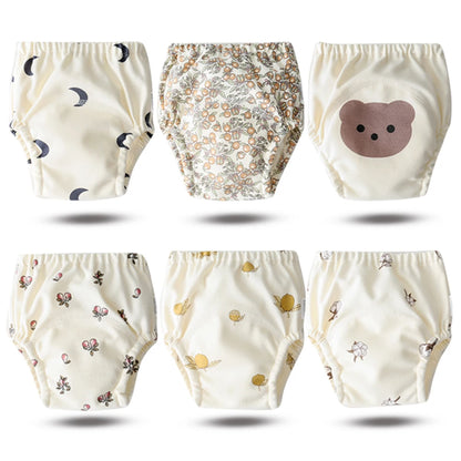 Culottes d’Apprentissage Lavables Bébé – Pack 6 ou 8 Pièces Réutilisables
