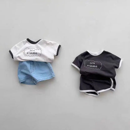 Ensemble T-shirt & Short Bébé – Tenue Été Légère & Colorful