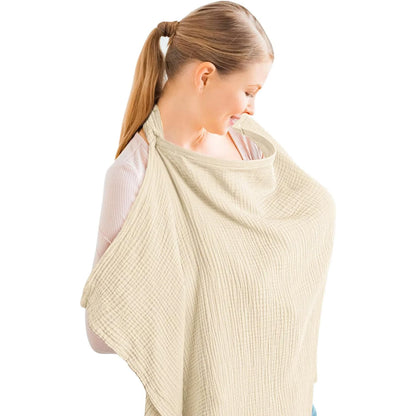 Cape d’Allaitement Respirante – Discrète & Confortable pour Maman
