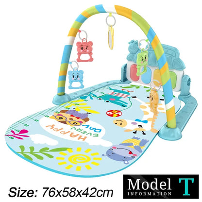 Tapis d’Éveil Musical Bébé – Piano Interactif & Activités 0-36 Mois