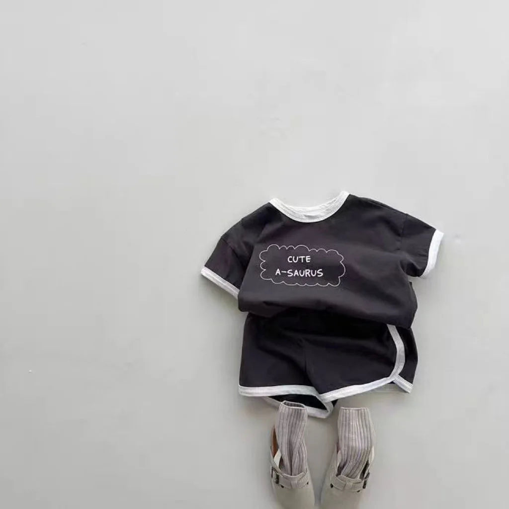 Ensemble T-shirt & Short Bébé – Tenue Été Légère & Colorful