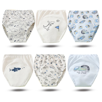 Culottes d’Apprentissage Lavables Bébé – Pack 6 ou 8 Pièces Réutilisables