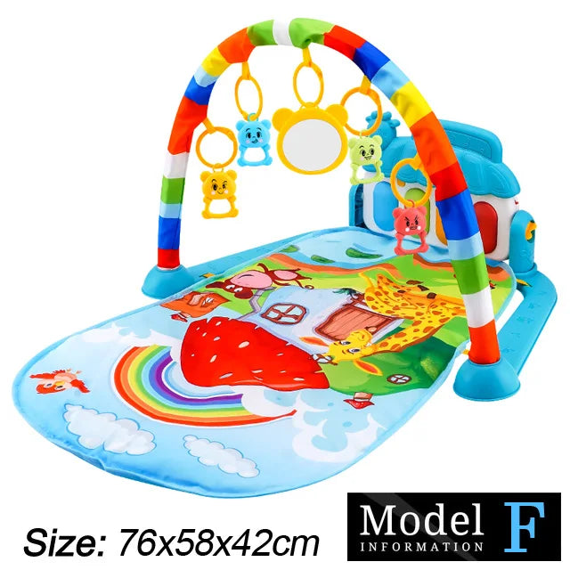Tapis d’Éveil Musical Bébé – Piano Interactif & Activités 0-36 Mois