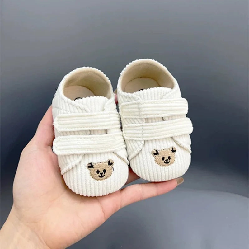 Chaussures Bébé Panda – Premiers Pas Doux & Antidérapants 0-18 Mois