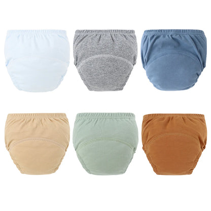 Culottes d’Apprentissage Lavables Bébé – Pack 6 ou 8 Pièces Réutilisables