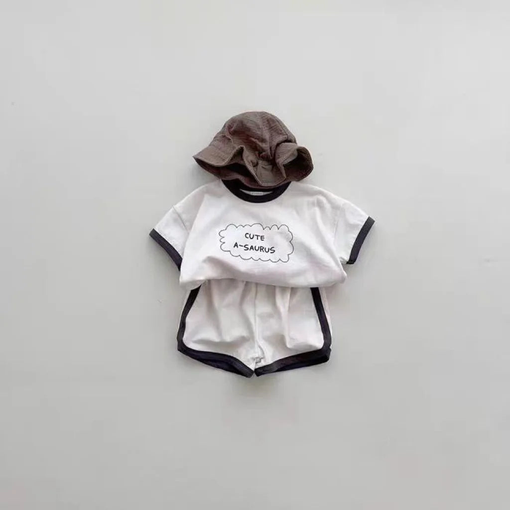 Ensemble T-shirt & Short Bébé – Tenue Été Légère & Colorful