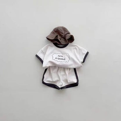 Ensemble T-shirt & Short Bébé – Tenue Été Légère & Colorful