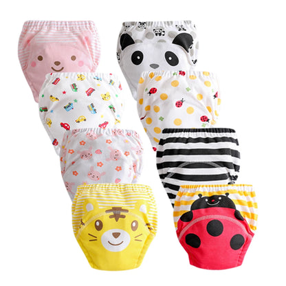 Culottes d’Apprentissage Lavables Bébé – Pack 6 ou 8 Pièces Réutilisables