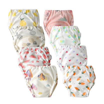 Culottes d’Apprentissage Lavables Bébé – Pack 6 ou 8 Pièces Réutilisables