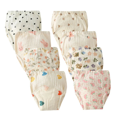 Culottes d’Apprentissage Lavables Bébé – Pack 6 ou 8 Pièces Réutilisables