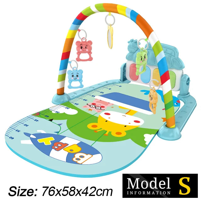 Tapis d’Éveil Musical Bébé – Piano Interactif & Activités 0-36 Mois
