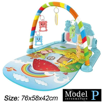Tapis d’Éveil Musical Bébé – Piano Interactif & Activités 0-36 Mois