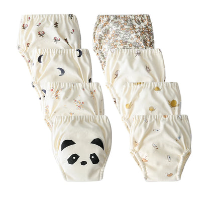 Culottes d’Apprentissage Lavables Bébé – Pack 6 ou 8 Pièces Réutilisables