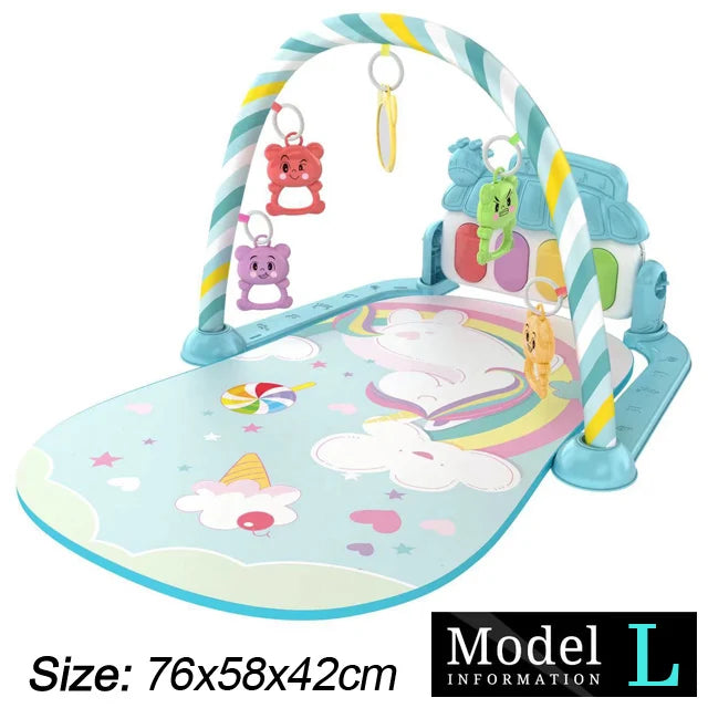 Tapis d’Éveil Musical Bébé – Piano Interactif & Activités 0-36 Mois