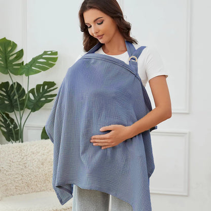 Cape d’Allaitement Respirante – Discrète & Confortable pour Maman