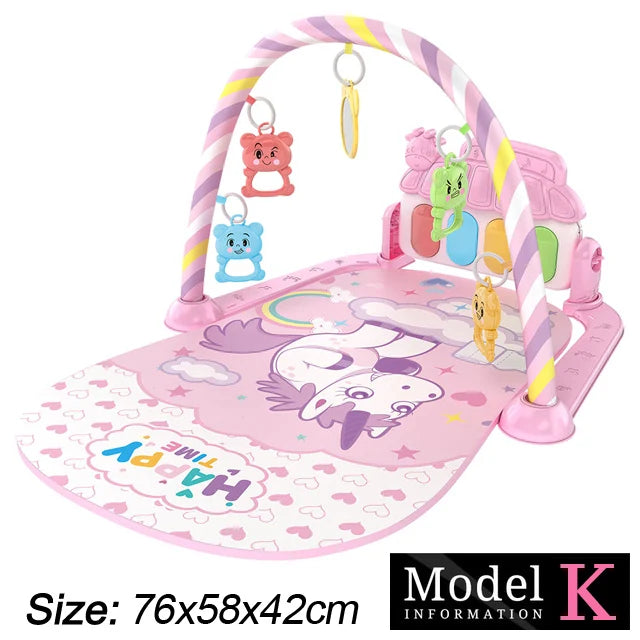 Tapis d’Éveil Musical Bébé – Piano Interactif & Activités 0-36 Mois