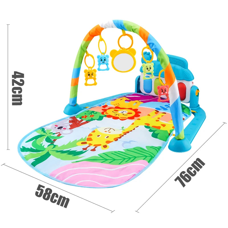 Tapis d’Éveil Musical Bébé – Piano Interactif & Activités 0-36 Mois