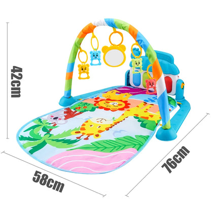 Tapis d’Éveil Musical Bébé – Piano Interactif & Activités 0-36 Mois