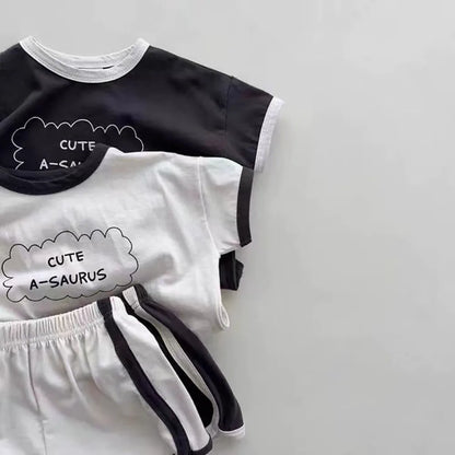 Ensemble T-shirt & Short Bébé – Tenue Été Légère & Colorful