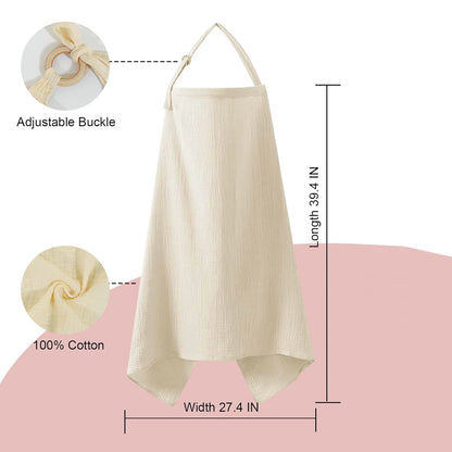 Cape d’Allaitement Respirante – Discrète & Confortable pour Maman